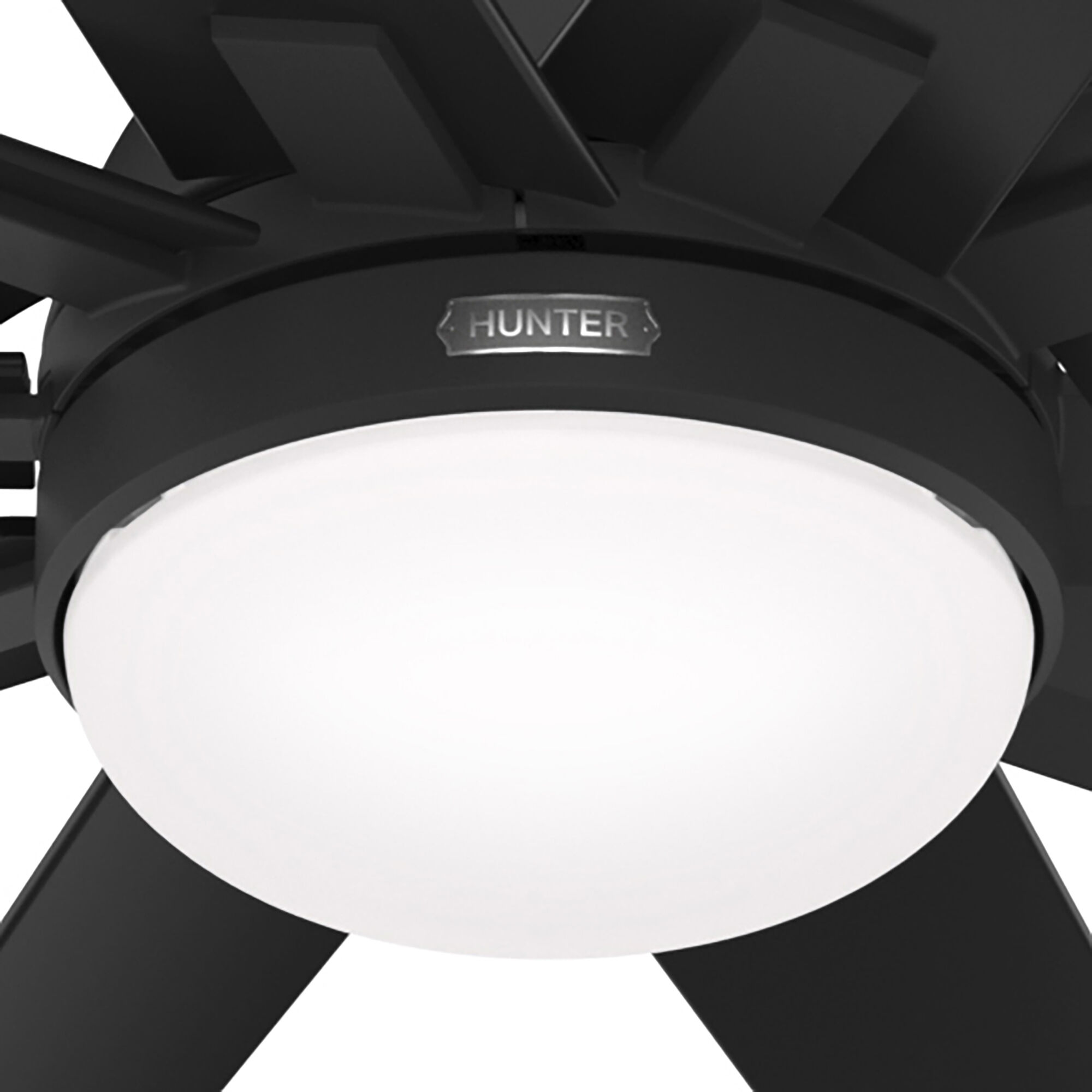 Overton 60 inch Matte Black Outdoor Ceiling Fan