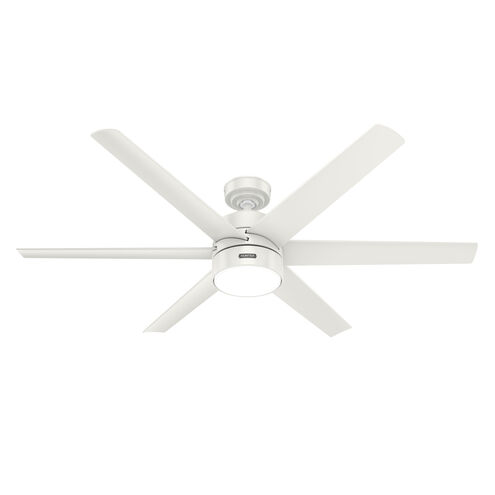 Solaria 60 inch Fresh White Outdoor Ceiling Fan