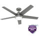 Skyflow 52 inch Matte Silver Outdoor Ceiling Fan