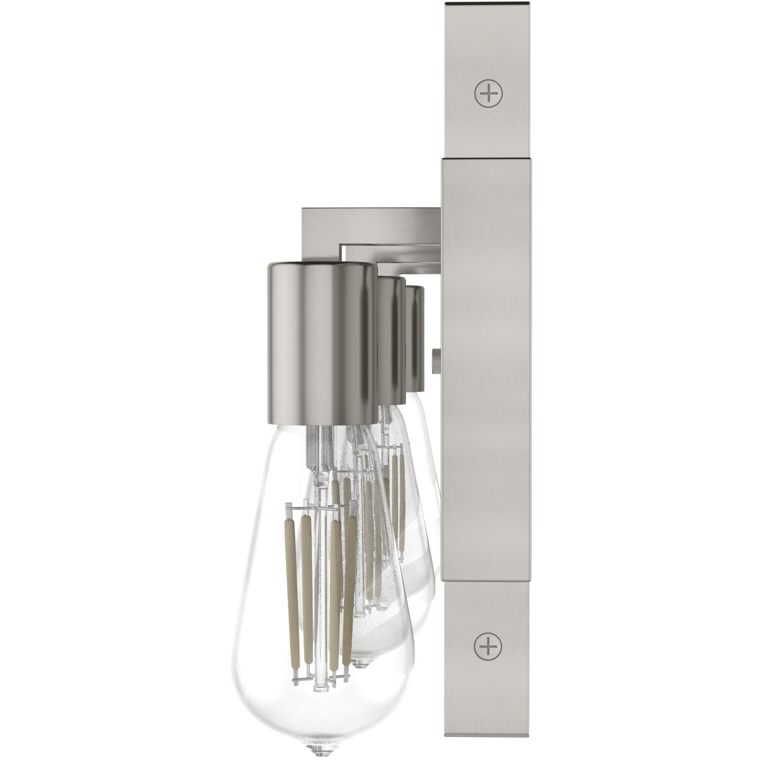 Woodburn 3 Light 24.5 inch Brushed Nickel Vanity Light Wall Light