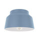Cranbrook 1 Light 12 inch Indigo Blue Flush Mount Ceiling Light