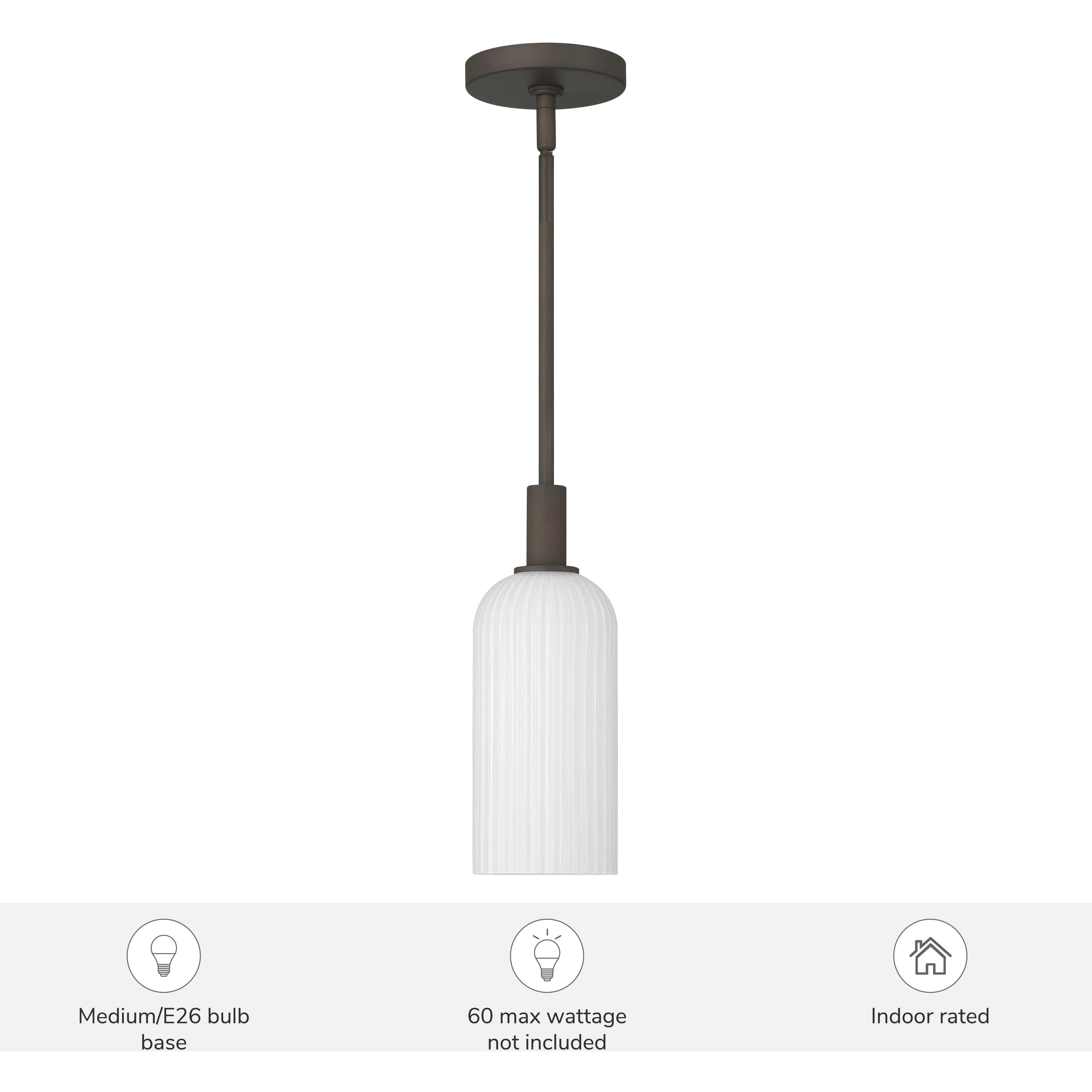 Beverly Glen 1 Light 4.5 inch Matte Bronze Pendant Ceiling Light, Mini