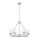 Hartland 6 Light 24 inch Brushed Nickel Chandelier Ceiling Light