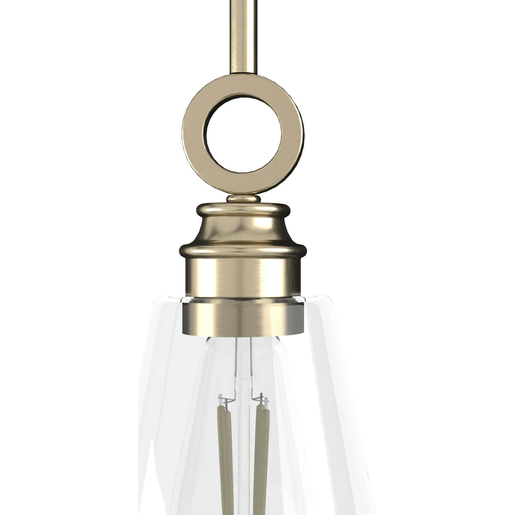 Klein 1 Light 6 inch Alturas Gold Pendant Ceiling Light