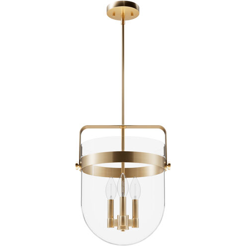 Karloff 3 Light 13.75 inch Alturas Gold Pendant Ceiling Light