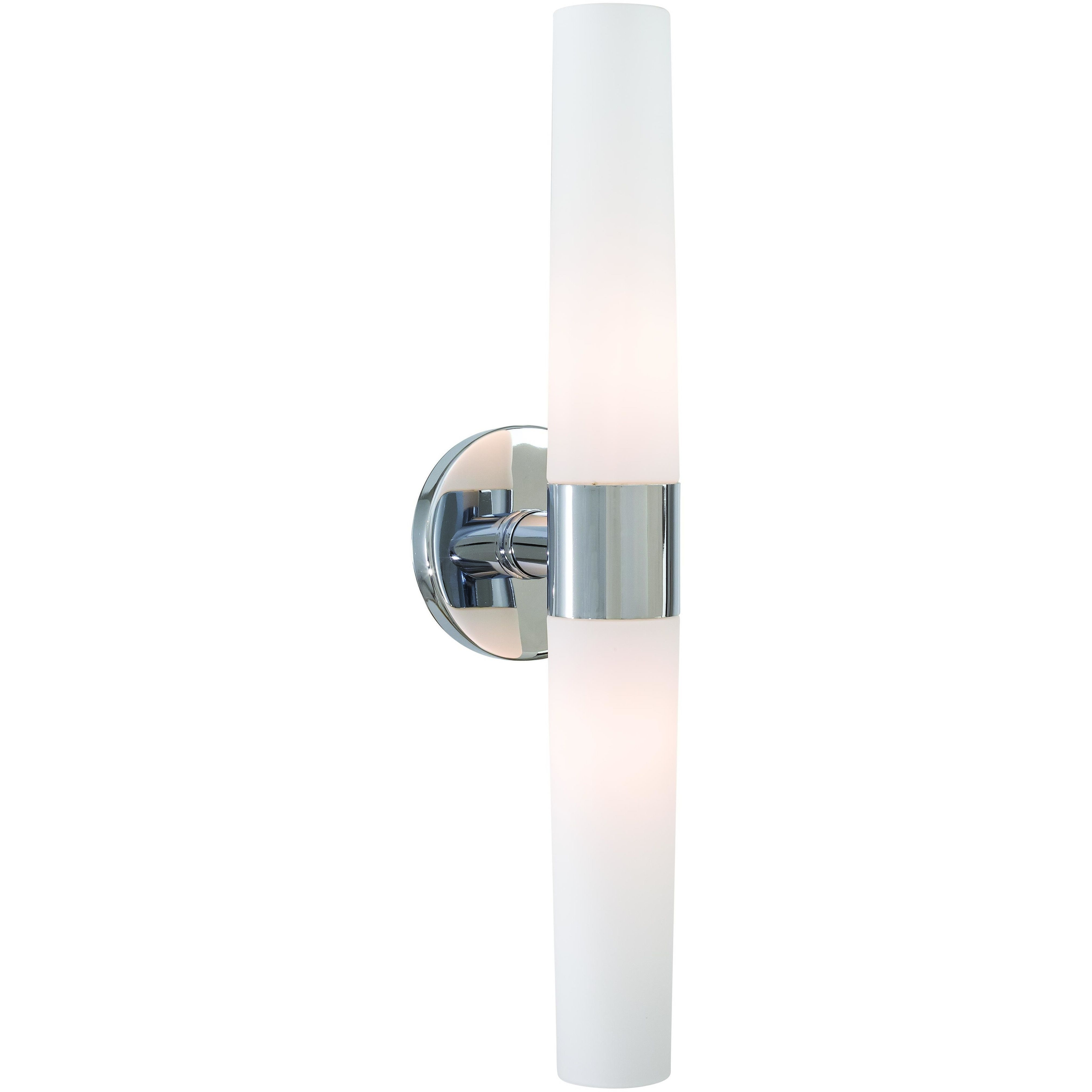 Saber 2 Light 20 inch Chrome Bath Light Wall Light in Incandescent