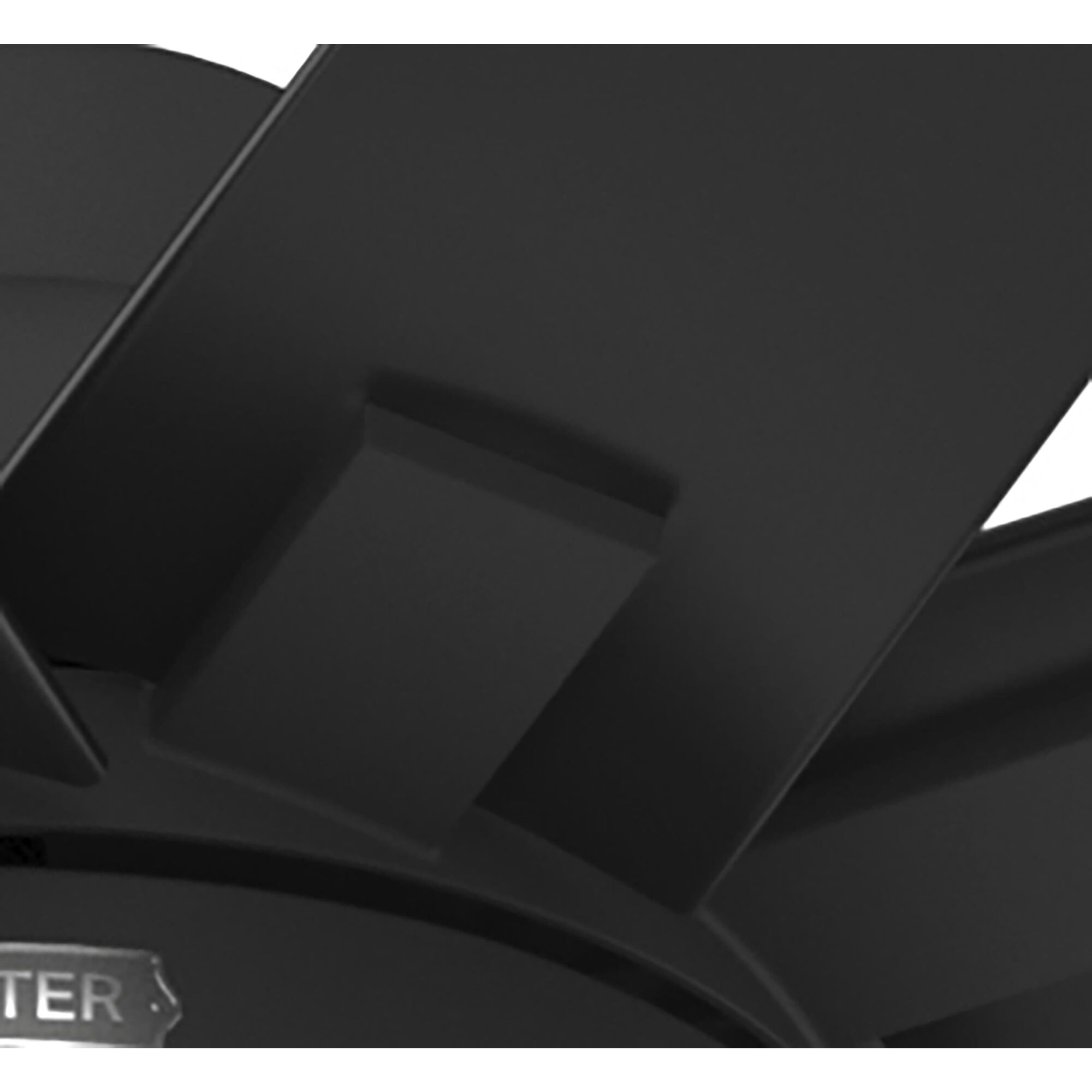 Overton 60 inch Matte Black Outdoor Ceiling Fan