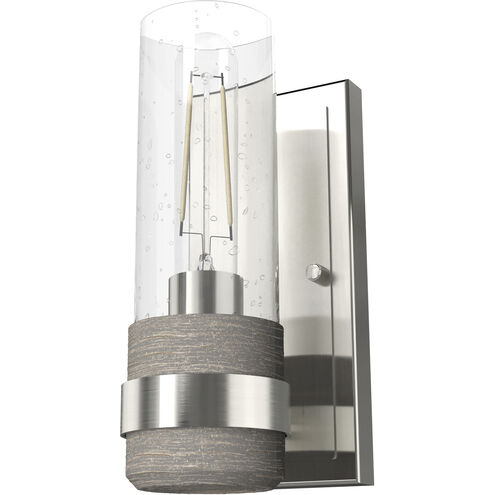River Mill 1 Light 4 inch Brushed Nickel Wall Sconce Wall Light