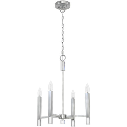 Sunjai 4 Light 17 inch Brushed Nickel Pendant Ceiling Light