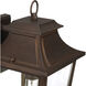 Spring Cove 1 Light 15 inch Matte Bronze Outdoor Wall Lantern, Medium