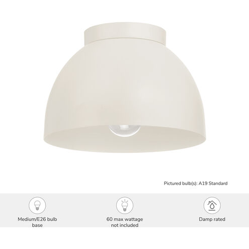 Erling 1 Light 10 inch Sandstone Flush Mount Ceiling Light, Medium