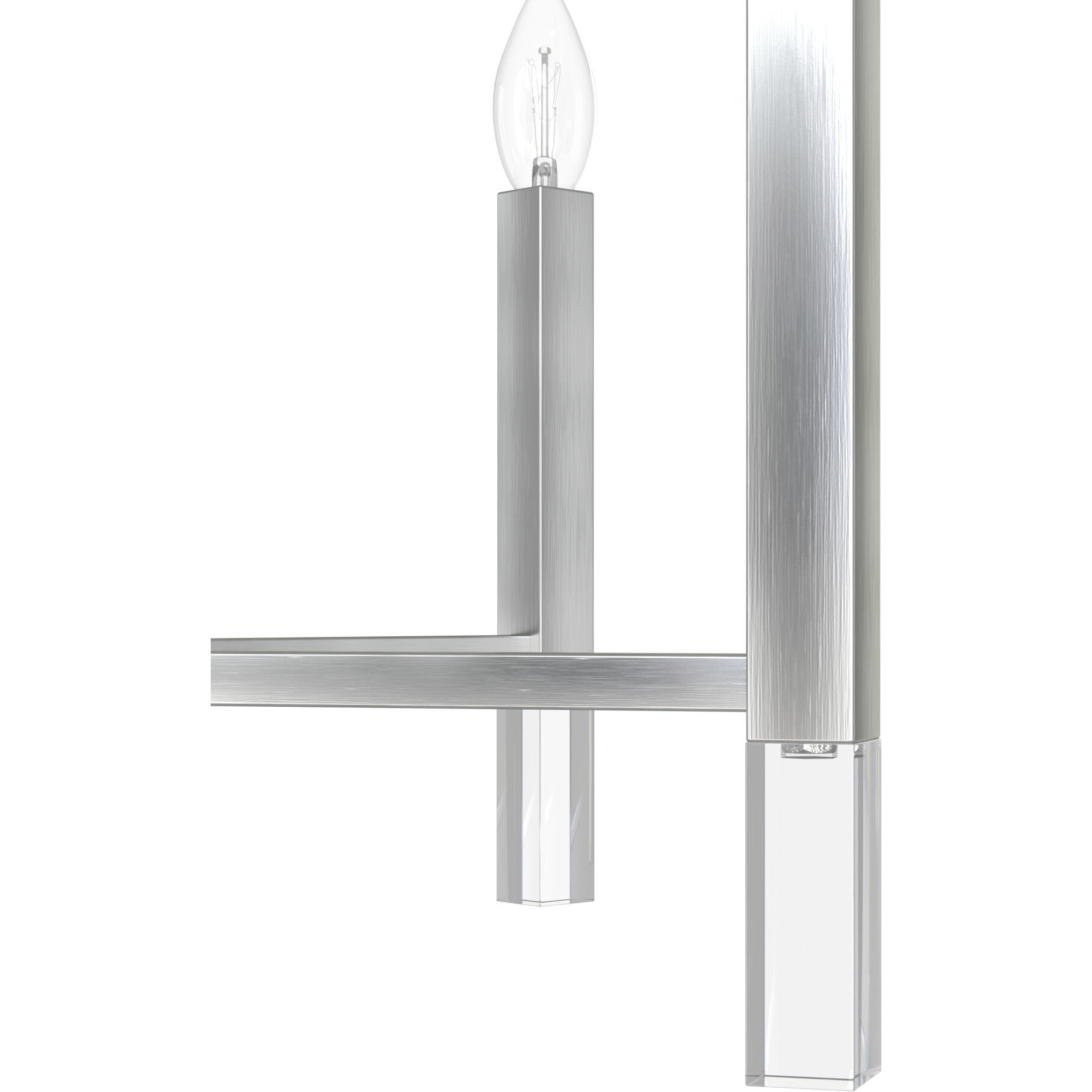 Sunjai 6 Light 30 inch Brushed Nickel Chandelier Ceiling Light