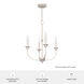 Southcrest 4 Light 18 inch Distressed White Chandelier Ceiling Light