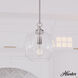 High Oaks 1 Light 9.75 inch Brushed Nickel Pendant Ceiling Light