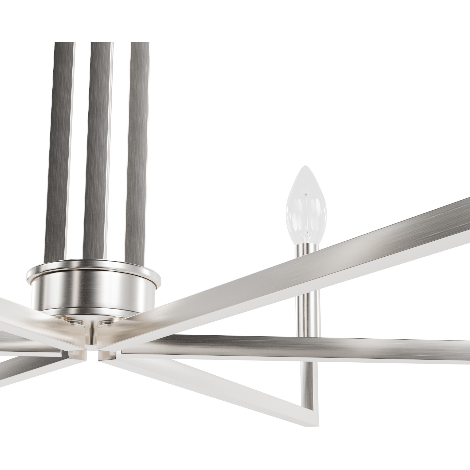 Bearden 6 Light 30 inch Brushed Nickel Single Tier Chandelier Ceiling Light