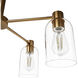 Lochemeade 5 Light 26 inch Alturas Gold Chandelier Ceiling Light, Medium