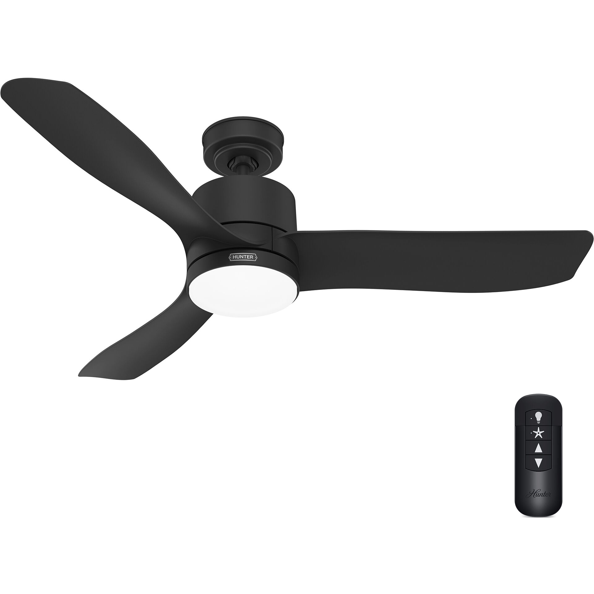 Bolsa 52 inch Matte Black Ceiling Fan