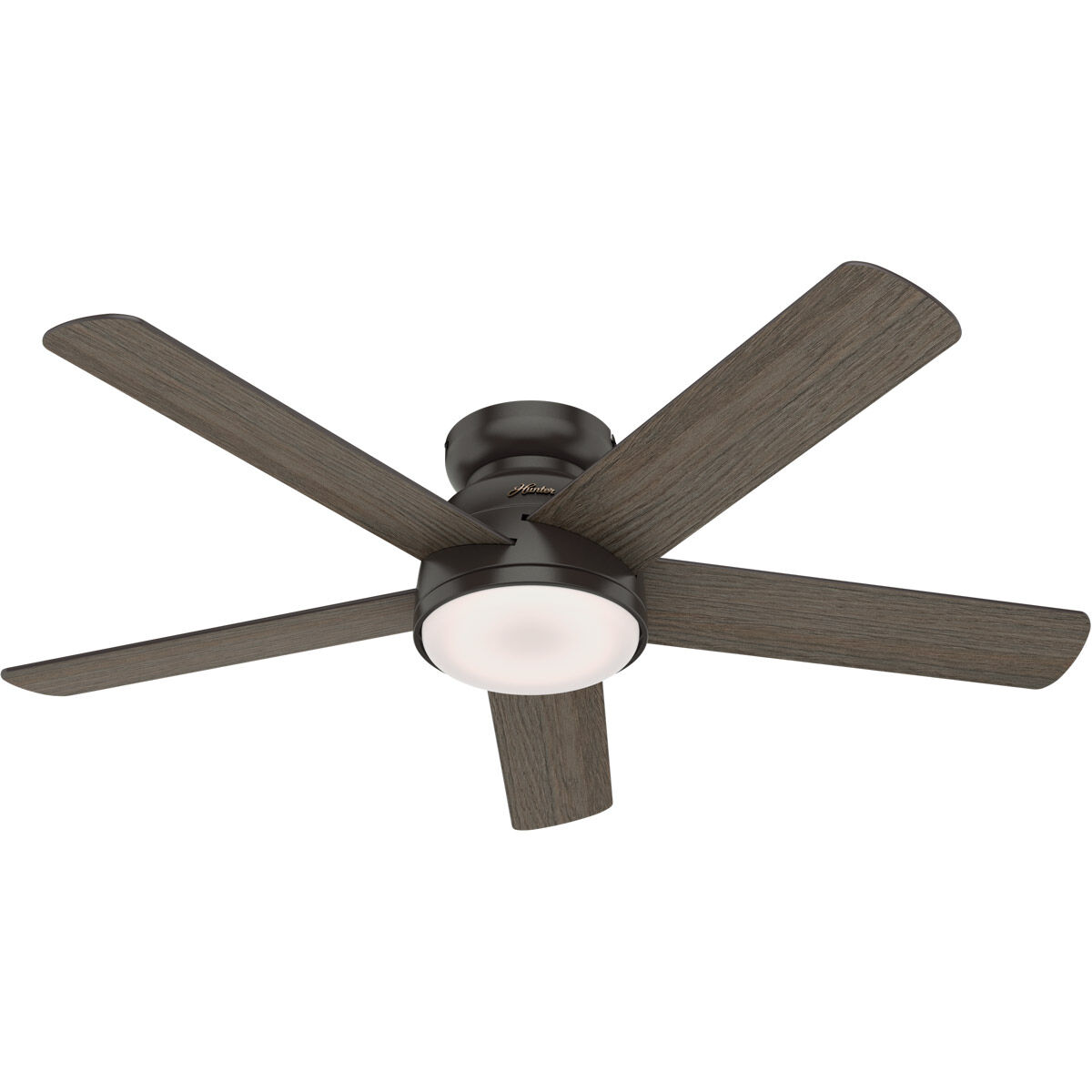 Romulus 54 inch Noble Bronze with American Walnut/Greyed Walnut Blades Ceiling Fan 