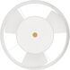 Brookside 30 inch Luxe Gold with Fresh White Blades Ceiling Fan