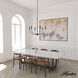 Southcrest 6 Light 30 inch Flat Matte Black Chandelier Ceiling Light