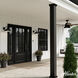 Mill Valley 1 Light 10.6 inch Matte Black and White Outdoor Wall Light, Medium