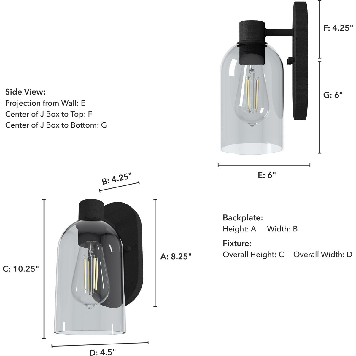 Lochemeade 1 Light 5 inch Natural Iron Wall Sconce Wall Light