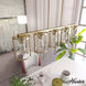 Astwood 5 Light 39 inch Alturas Gold Linear Chandelier Ceiling Light, Large