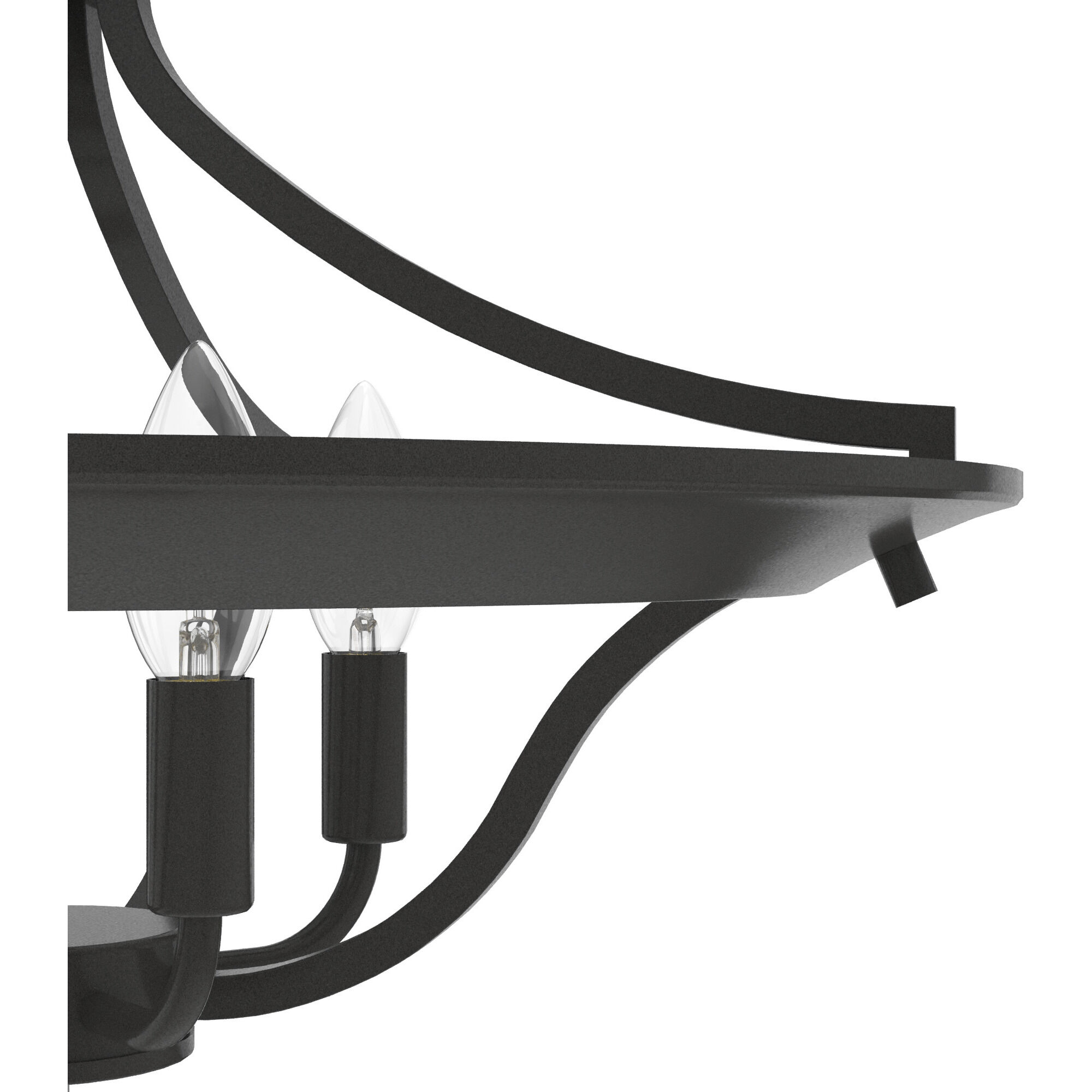 Perch Point 18 inch Semi-Flush Mount Ceiling Light