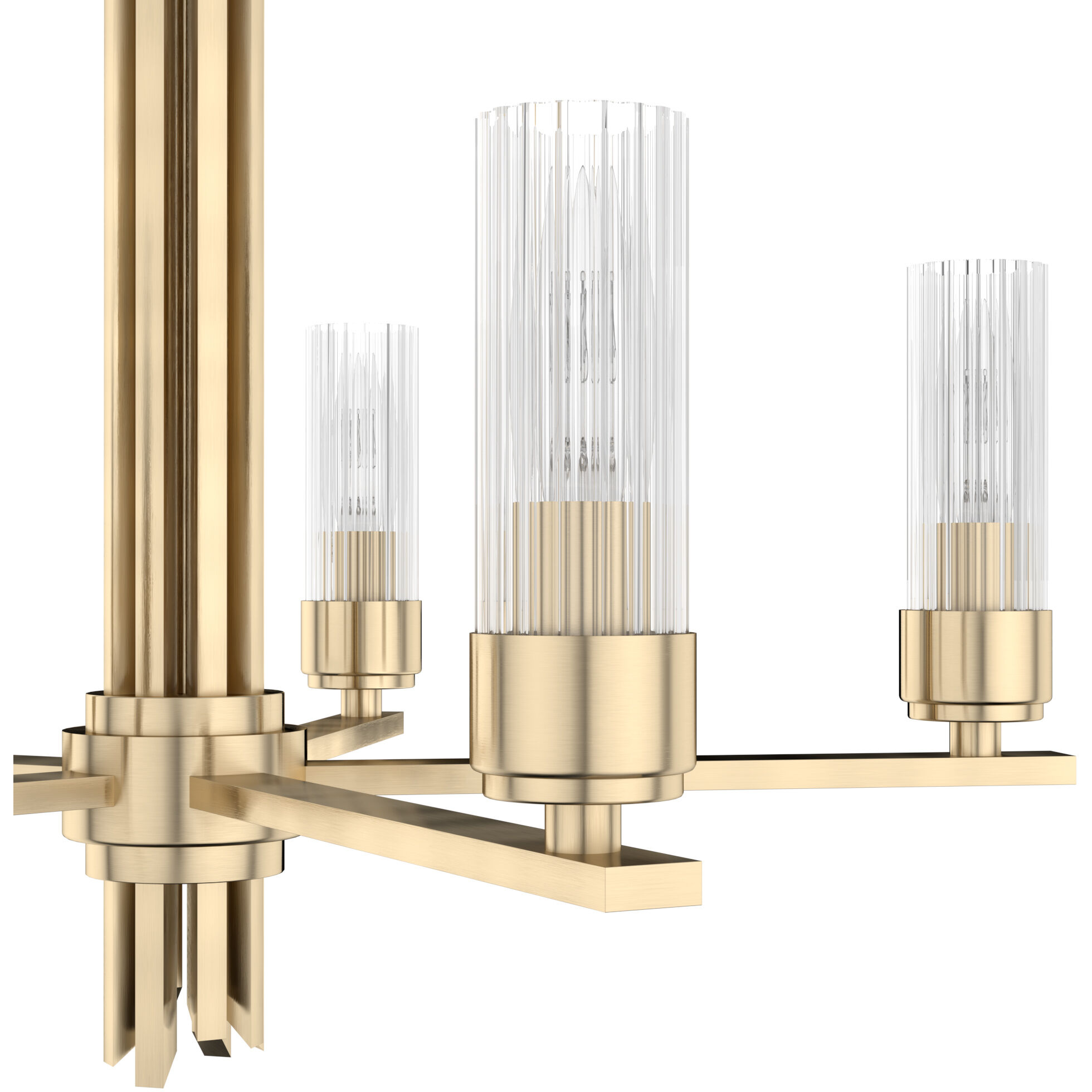 Gatz 5 Light 24 inch Alturas Gold Chandelier Ceiling Light