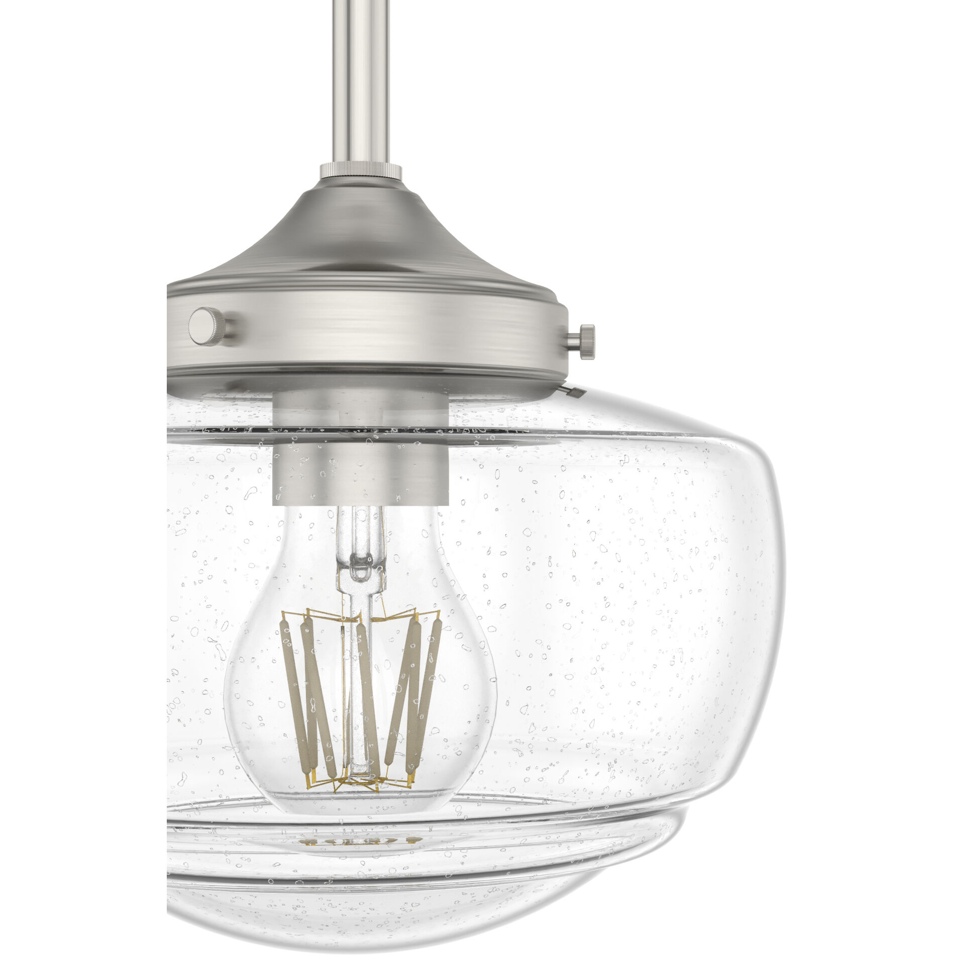 Saddle Creek 1 Light 7.5 inch Brushed Nickel Mini Pendant Ceiling Light