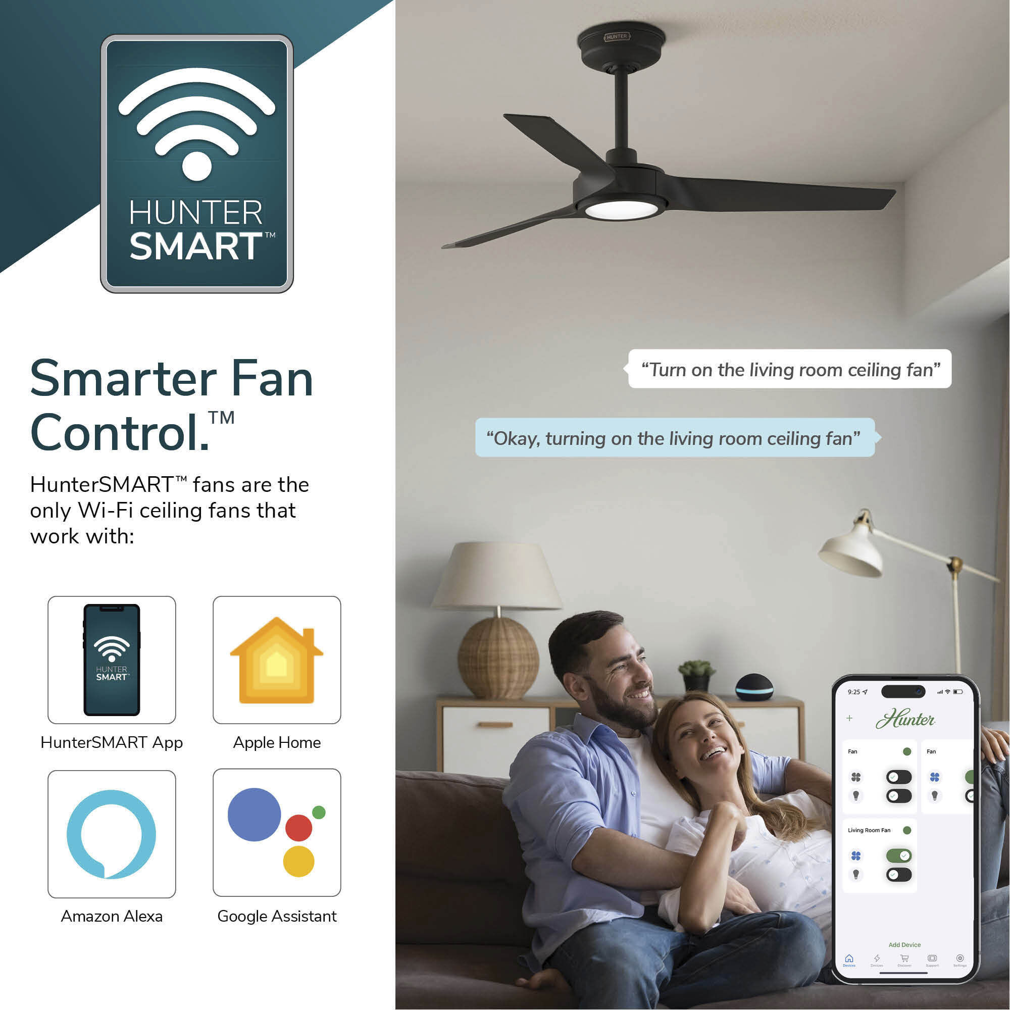 Zentech 44 inch Matte Black Outdoor Ceiling Fan