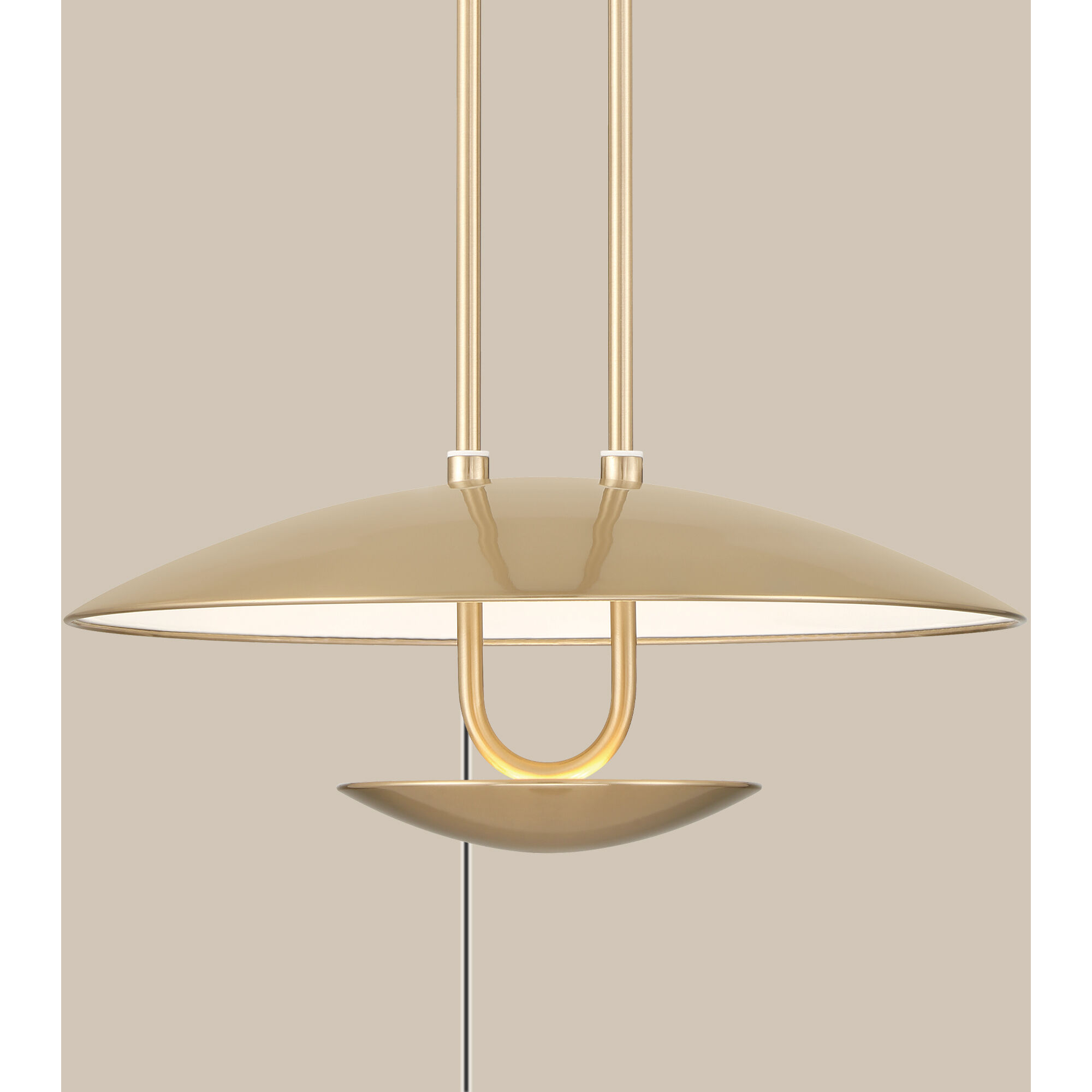 Sunset Ridge 18 inch Luxe Gold Pendant Ceiling Light, Large