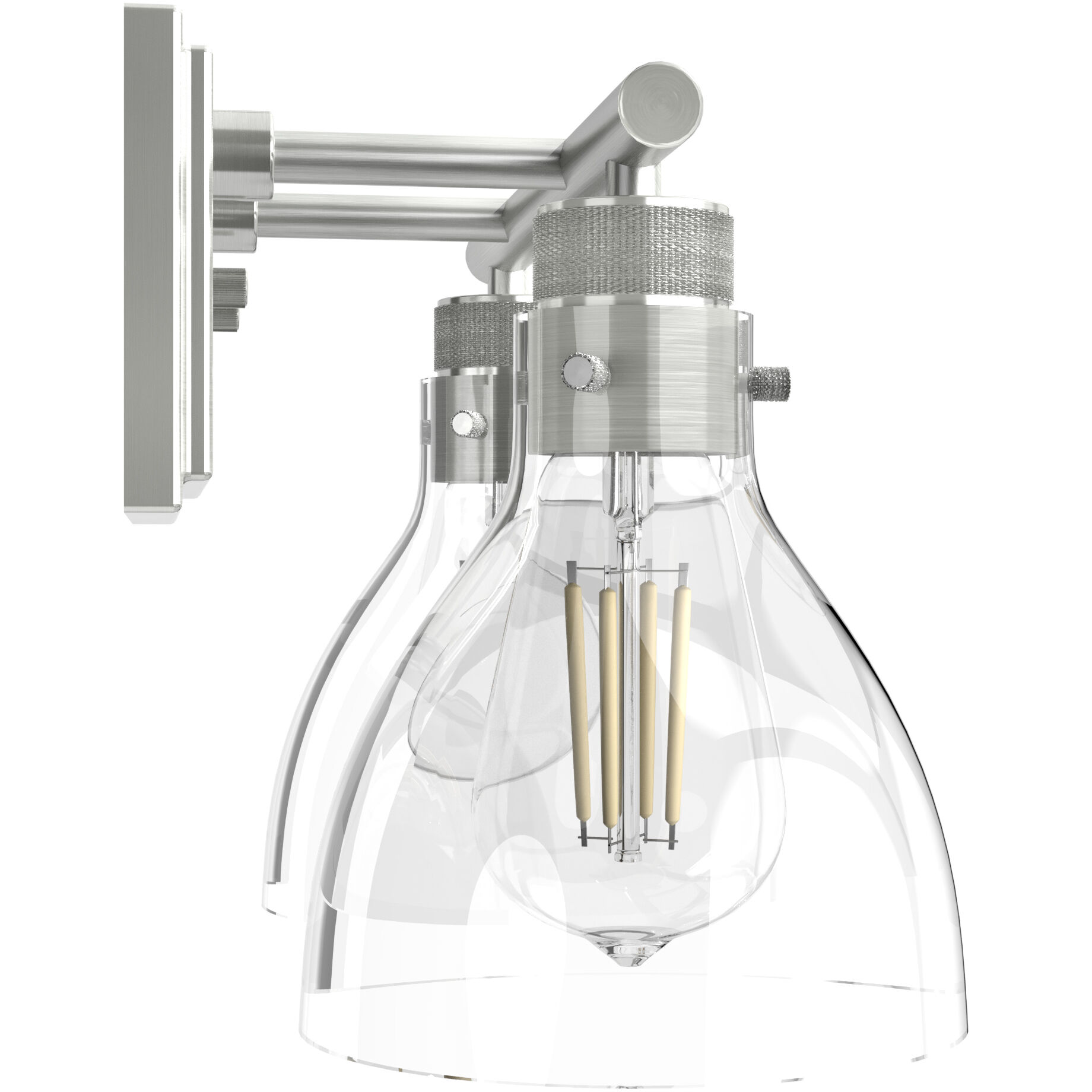 Van Nuys 2 Light 14.75 inch Brushed Nickel Vanity Light Wall Light