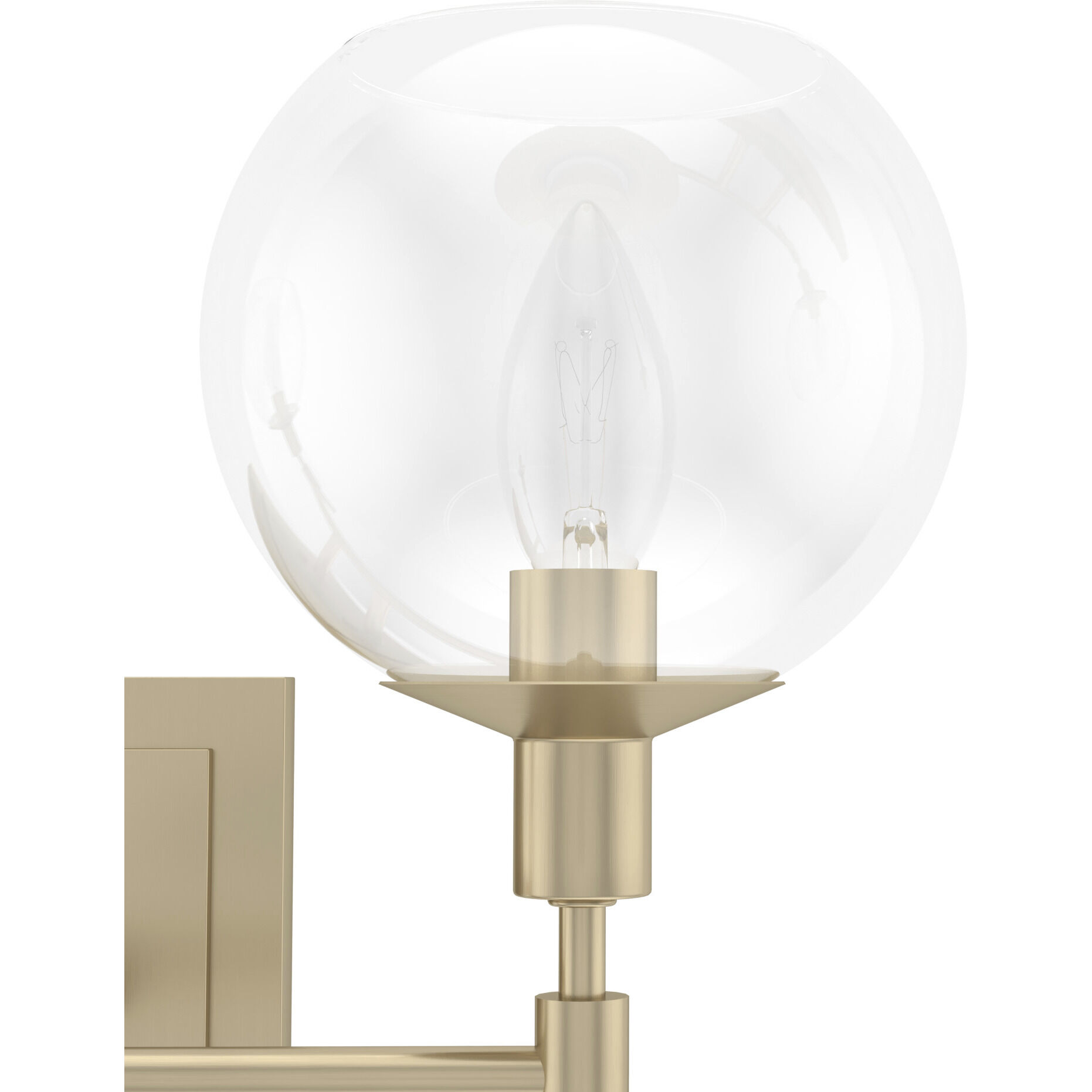 Xidane 2 Light 18 inch Alturas Gold Vanity Light Wall Light