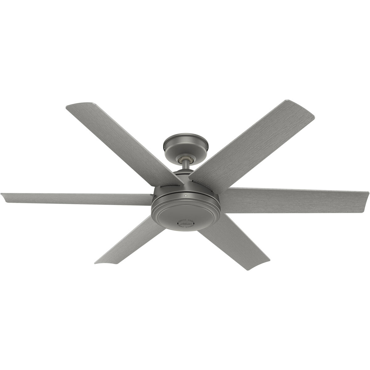 Jetty 52 inch Matte Silver Outdoor Ceiling Fan