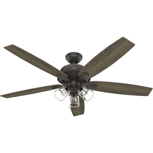 Dondra 60 inch Noble Bronze with Warm Grey Oak Blades Ceiling Fan