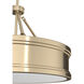 Capshaw 5 Light 21.25 inch Alturas Gold Pendant Ceiling Light