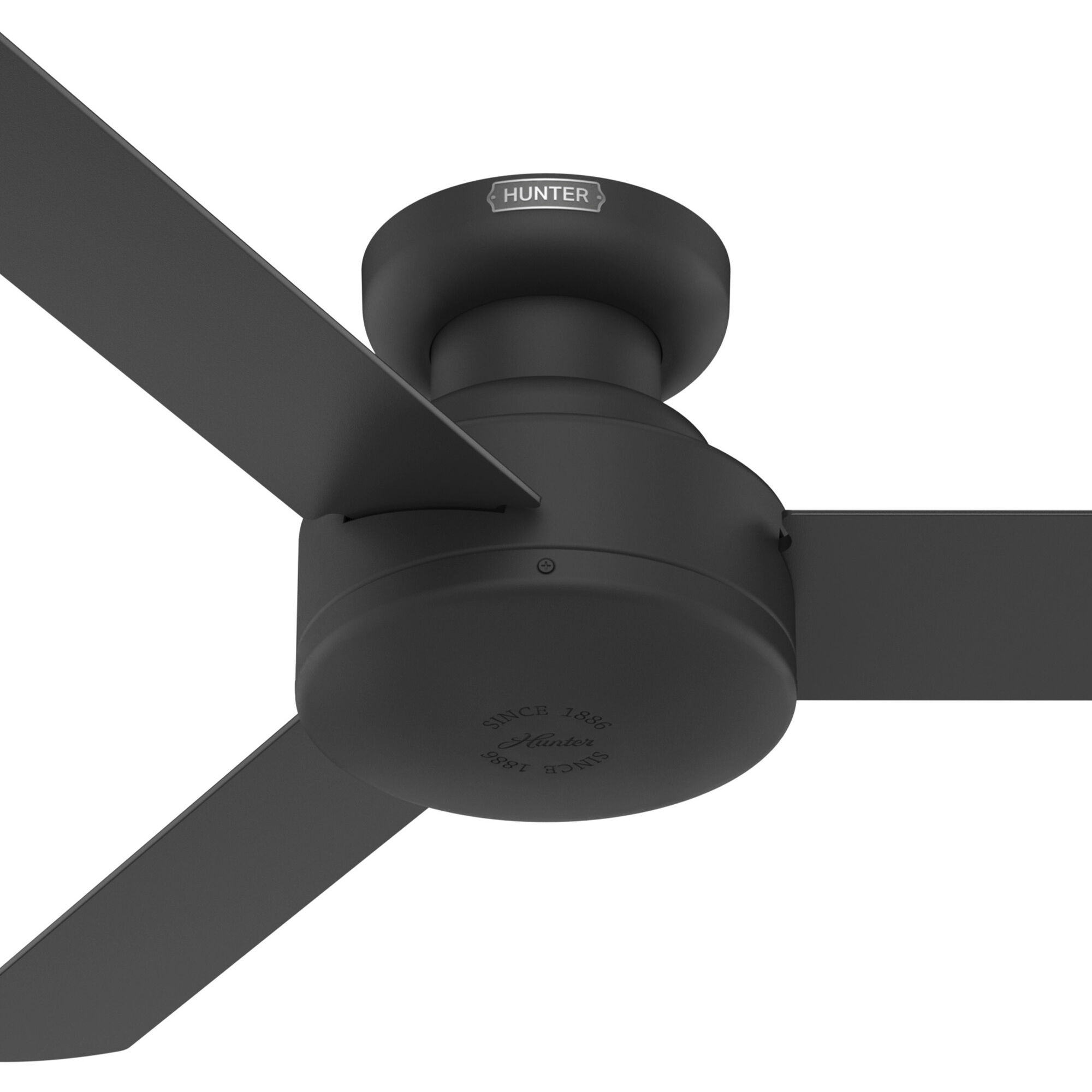 Presto 44 inch Matte Black Ceiling Fan