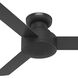 Presto 44 inch Matte Black Ceiling Fan