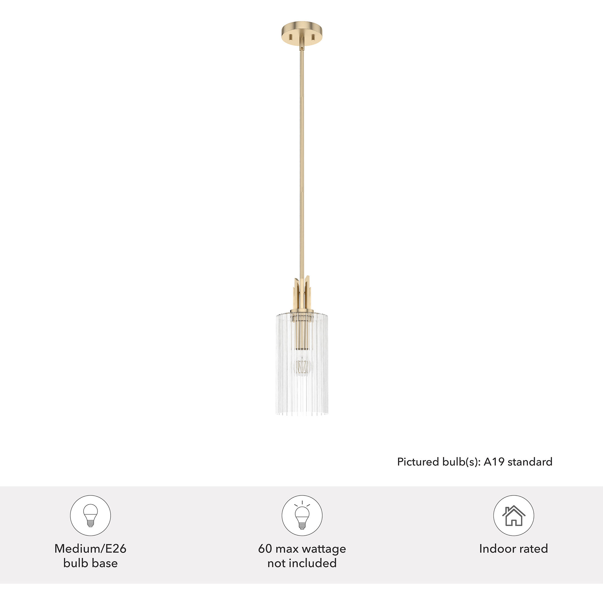 Gatz 1 Light 15.75 inch Alturas Gold Mini Pendant Ceiling Light