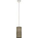 Solhaven 1 Light 6 inch Warm Grey Oak and Brushed Nickel Mini Pendant Ceiling Light