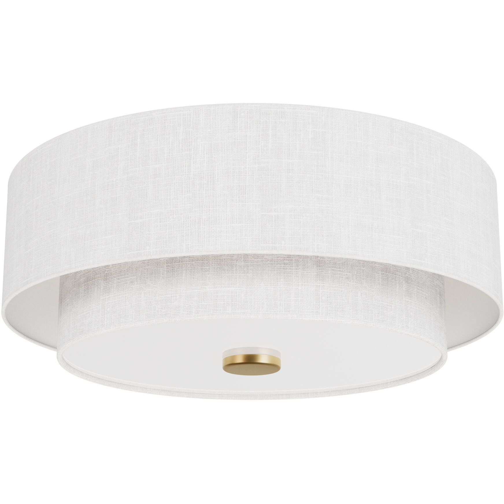 Brookside 2 Light 13.25 inch Luxe Gold Flush Mount Ceiling Light, Medium