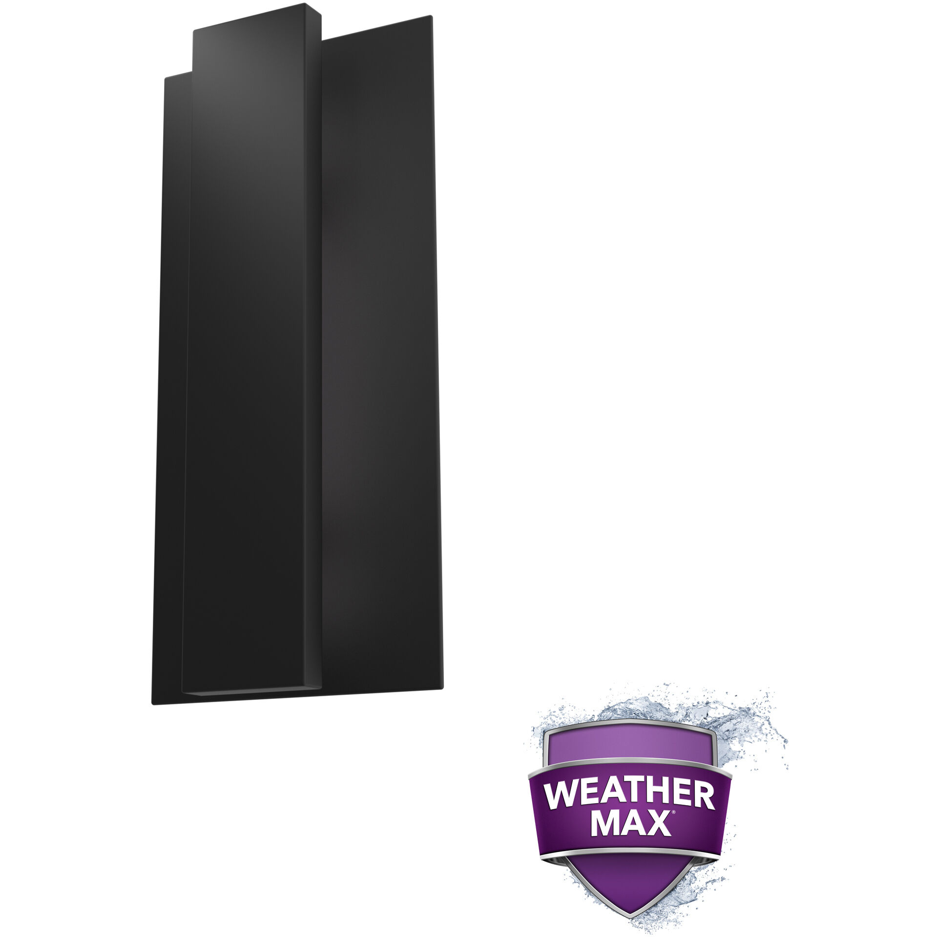 Canoga 14.75 inch Matte Black Outdoor Wall Light, Medium