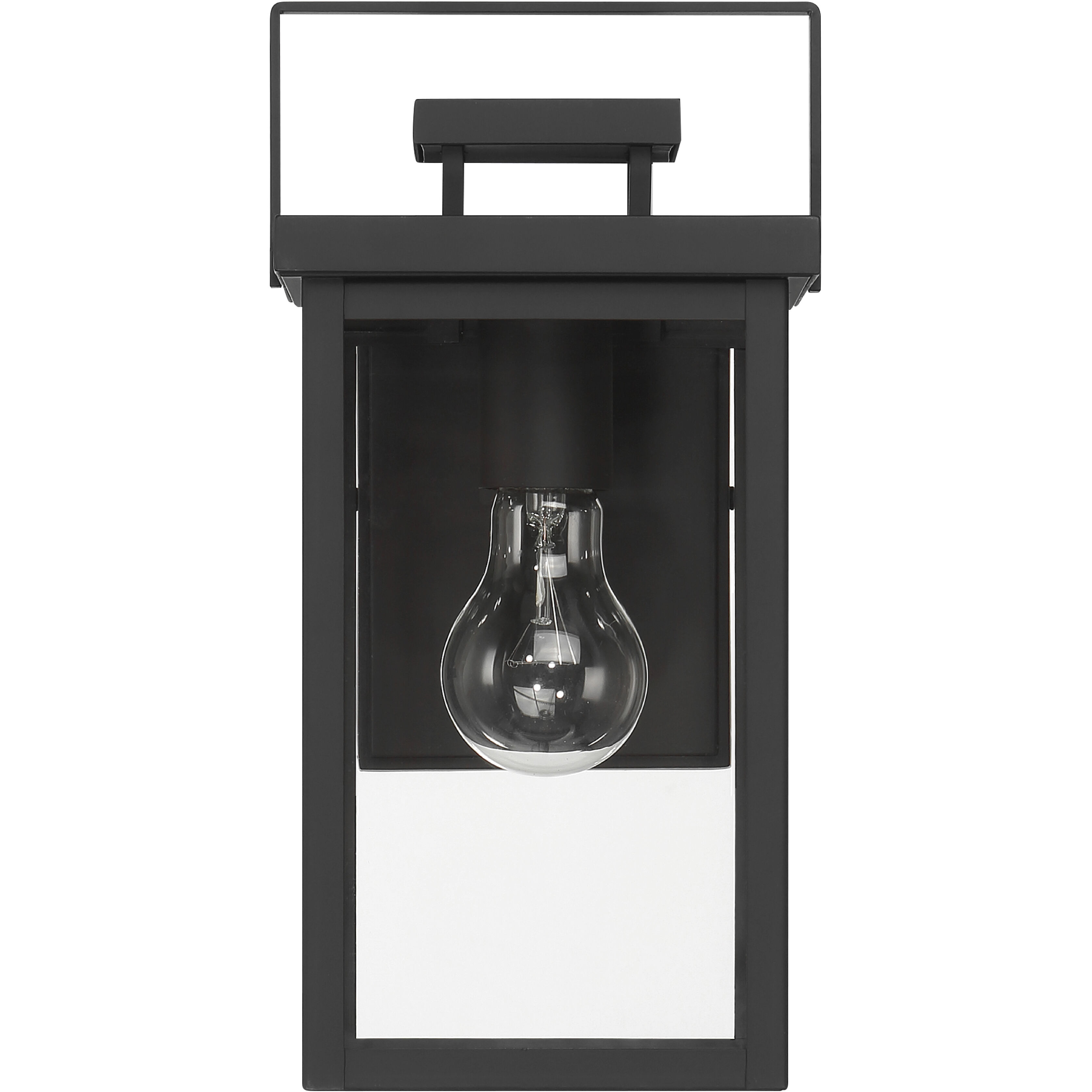 Timbergrove 1 Light 12.25 inch Matte Black Outdoor Wall Light, Small