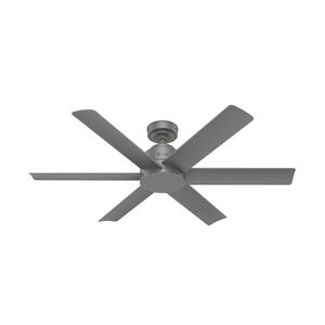 Kennicott 52 inch Matte Silver Outdoor Ceiling Fan