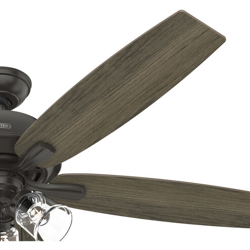 Dondra 60 inch Noble Bronze with Warm Grey Oak Blades Ceiling Fan
