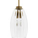 Rossmoor 1 Light 6 inch Luxe Gold Pendant Ceiling Light, Mini