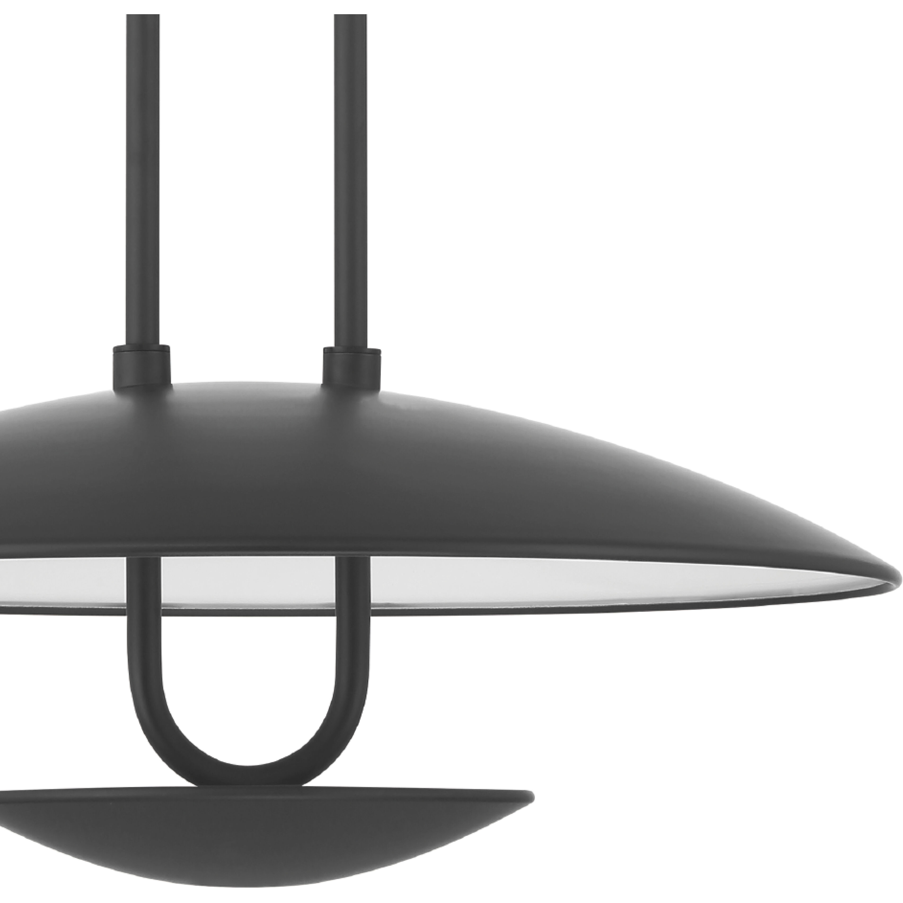 Sunset Ridge 18 inch Matte Black Pendant Ceiling Light, Large