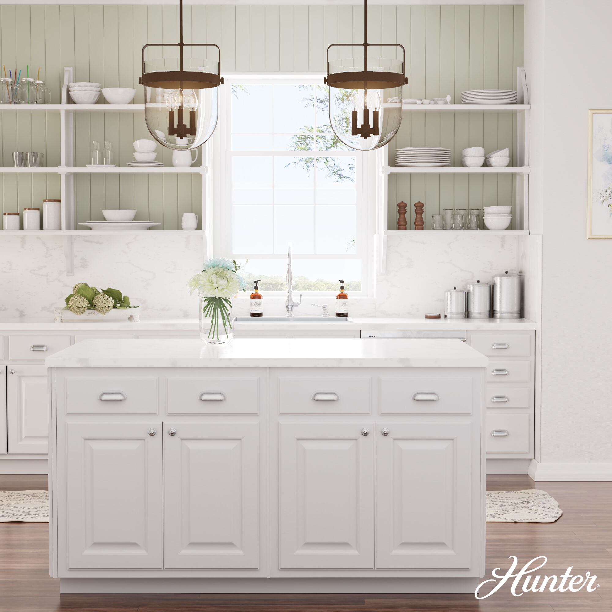 Karloff 3 Light 13.75 inch Textured Rust Pendant Ceiling Light