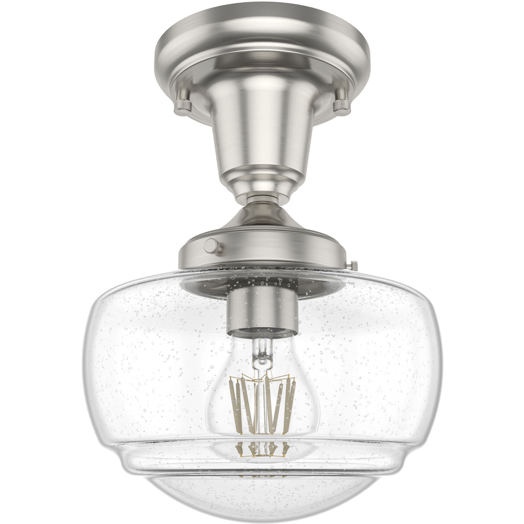 Saddle Creek 1 Light 7.5 inch Brushed Nickel Mini Pendant Ceiling Light